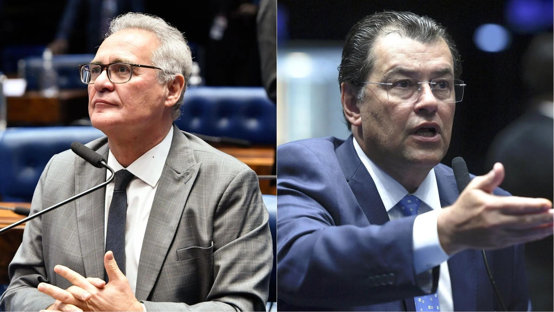 Renan Calheiros e Eduardo Braga