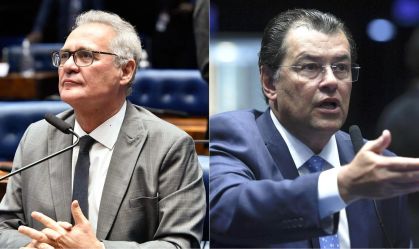 Renan Calheiros e Eduardo Braga visitaram Alvorada para saber estratégia de Lula na CPMI do 8/1
