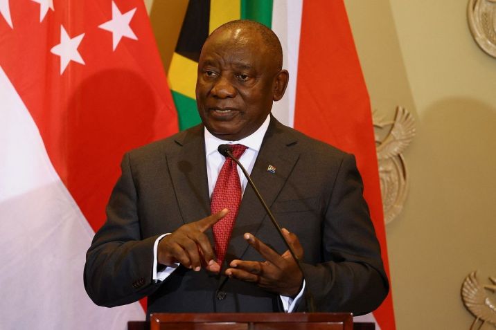 Presidente da África do Sul, Cyril Ramaphosa, na Cidade do Cabo, África do Sul / REUTERS/Esa Alexander