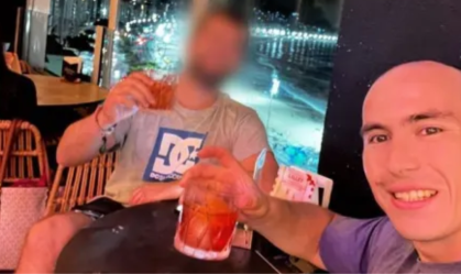 Ronald Tejeda Sobarzo e o amigo