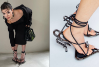 Polêmica fashion: Gkay aparece com sandália “diferentona” e divide opiniões
