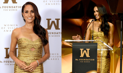 Meghan Markle aparece com pulseira de diamantes de Diana em evento em Nova York