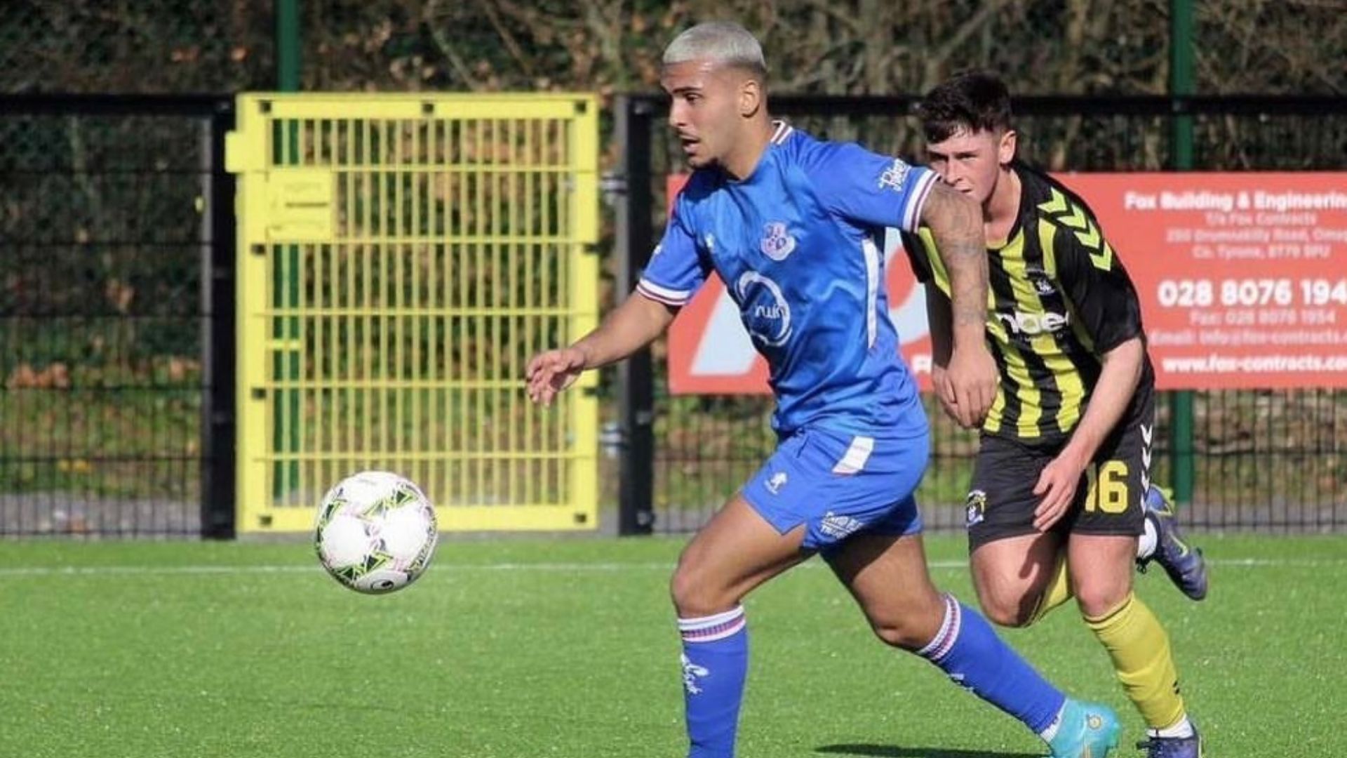 Pablo Andrade, jogador do Loughgall FC