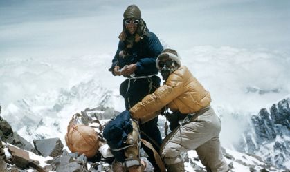 Edmund Hillary and Tenzing Norgay