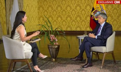 À CNN, Lasso diz que impeachment é “plano macabro” para reabilitar Rafael Correa 