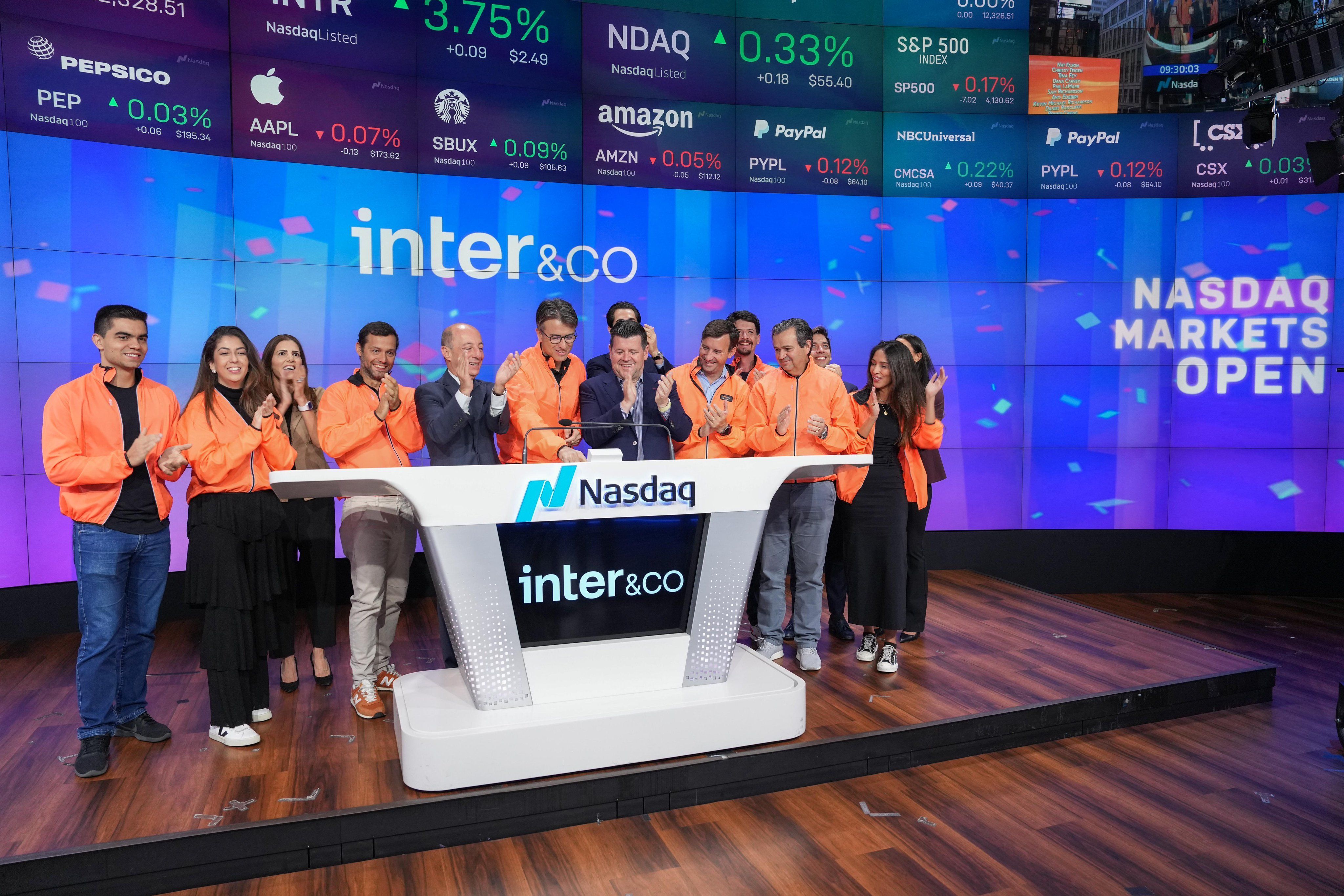 Inter bate sino na Nasdaq