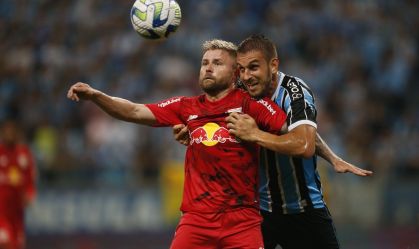 Em jogo de duas viradas, Grêmio e Bragantino empatam no Brasileirão