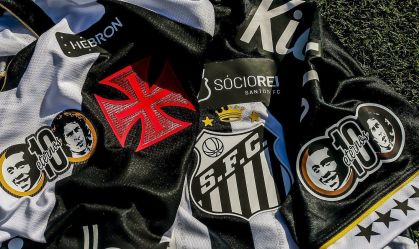 Primeiro Vasco x Santos sem Dinamite e Pelé tem homenagens aos ídolos; veja