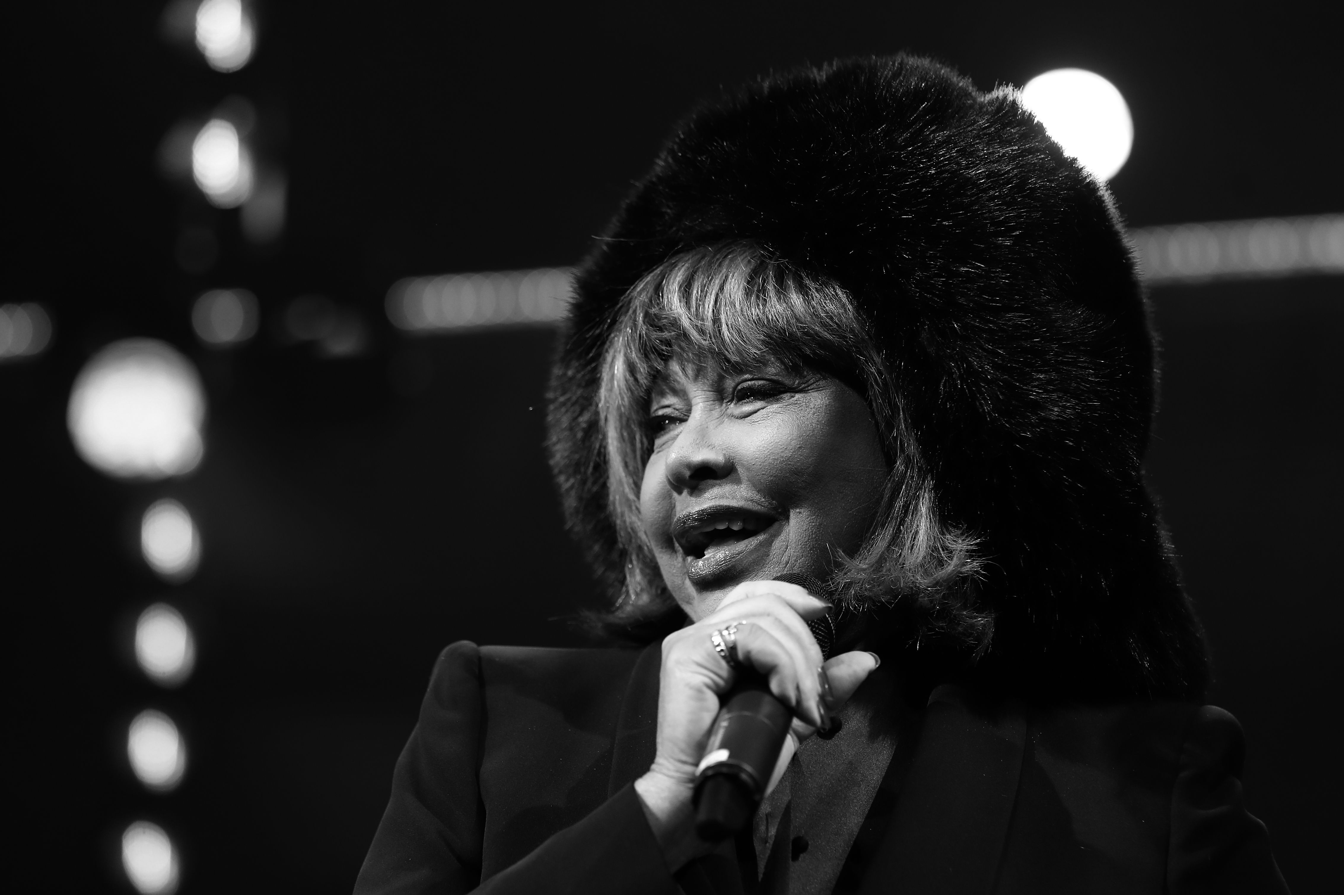 Tina Turner durante a abertura do musical sobre ela, na Alemanha, em 2019. / Franziska Krug/Getty Images