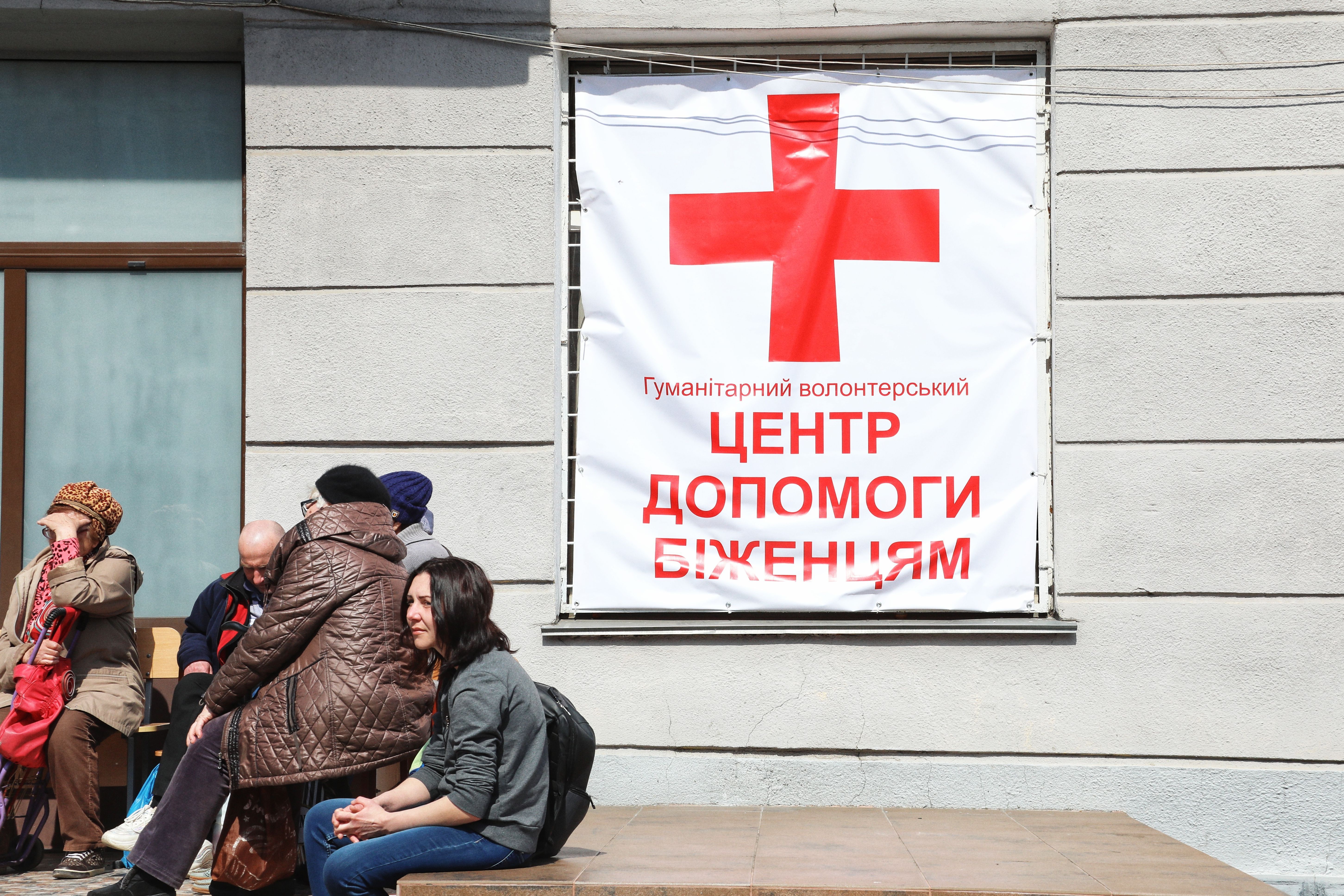 Humanitarian centre for displaced citizens in Odesa