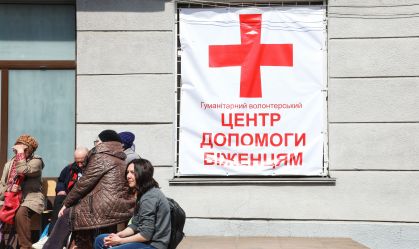Humanitarian centre for displaced citizens in Odesa