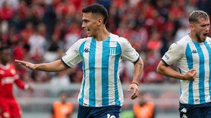 Matías Rojas em ação pelo Racing