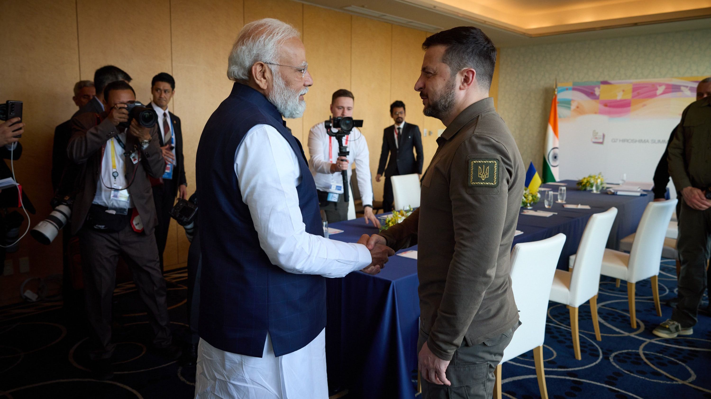 Zelensky e Modi