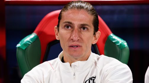 Filipe Luís, técnico do Sub-20 do Flamengo