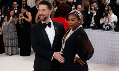 No Met Gala, campeã e ex-tenista Serena Williams anuncia gravidez