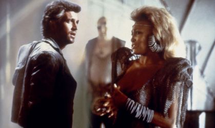 On the set of 'Mad Max Beyond Thunderdome'