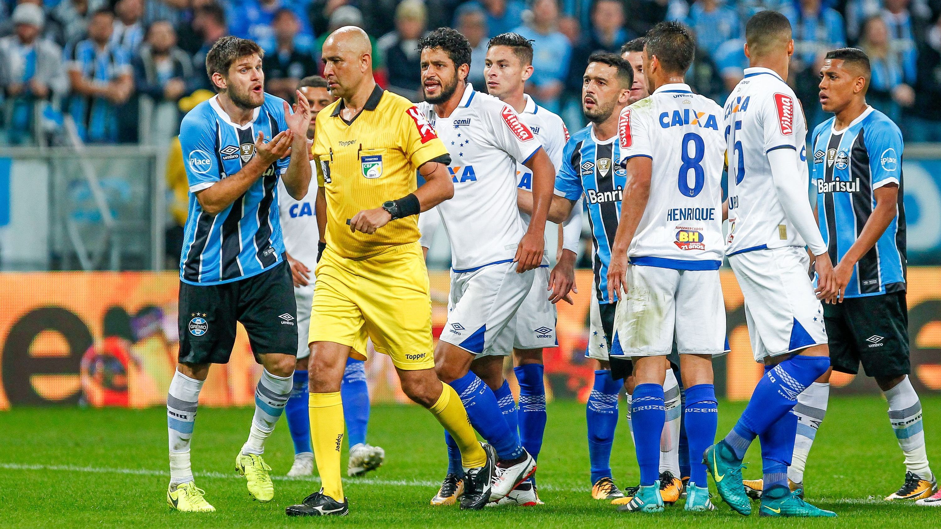 Em 2017, duelo mais recente entre Grêmio e Cruzeiro terminou com classificação do time mineiro