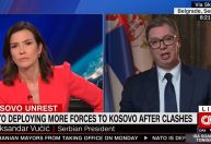 À CNN, presidente sérvio diz que “não tem controle” sobre manifestantes