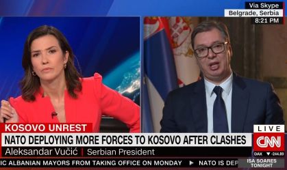 À CNN, presidente sérvio diz que “não tem controle” sobre manifestantes