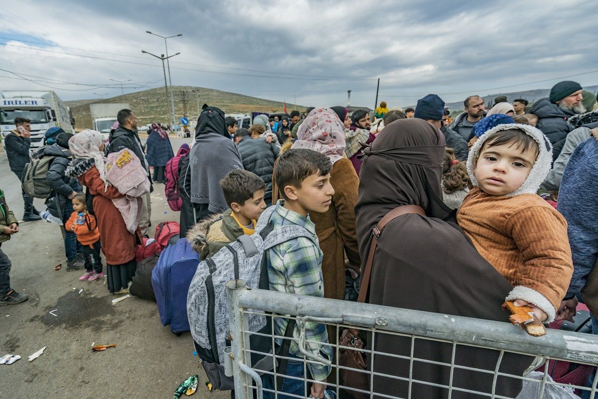 Syrian Refugees Return Home From Turkey After The Massive 7.8 Magnitude Earthquake