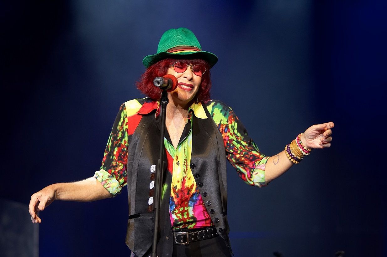 Rita Lee performs at Coliseu dos Recreios