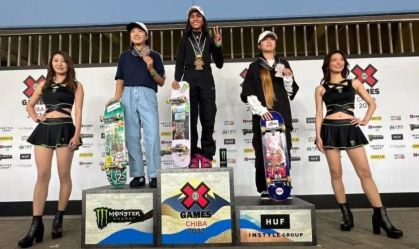 Rayssa Leal conquista o ouro do skate street no X-Games, no Japão