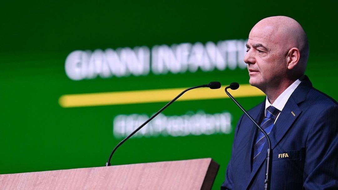 Infantino preside a Fifa desde 2016