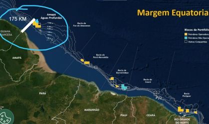 Margem Equatorial, no Norte do continente