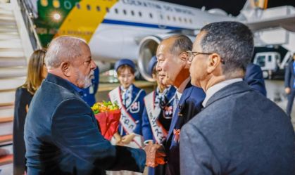 Lula chega a Hiroshima para participar de cúpula do G7 no Japão