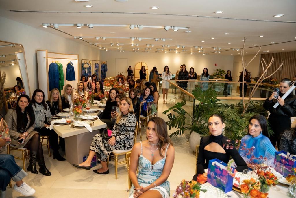 Convidadas de lançamento de parceria da PatBO e Diamond Design, em São Paulo / Bruna Guerra/Divulgação