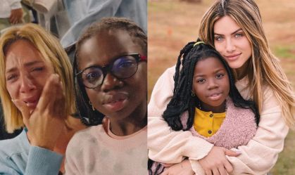 Giovanna Ewbank e filha caem no choro após sessão de "A Pequena Sereia"