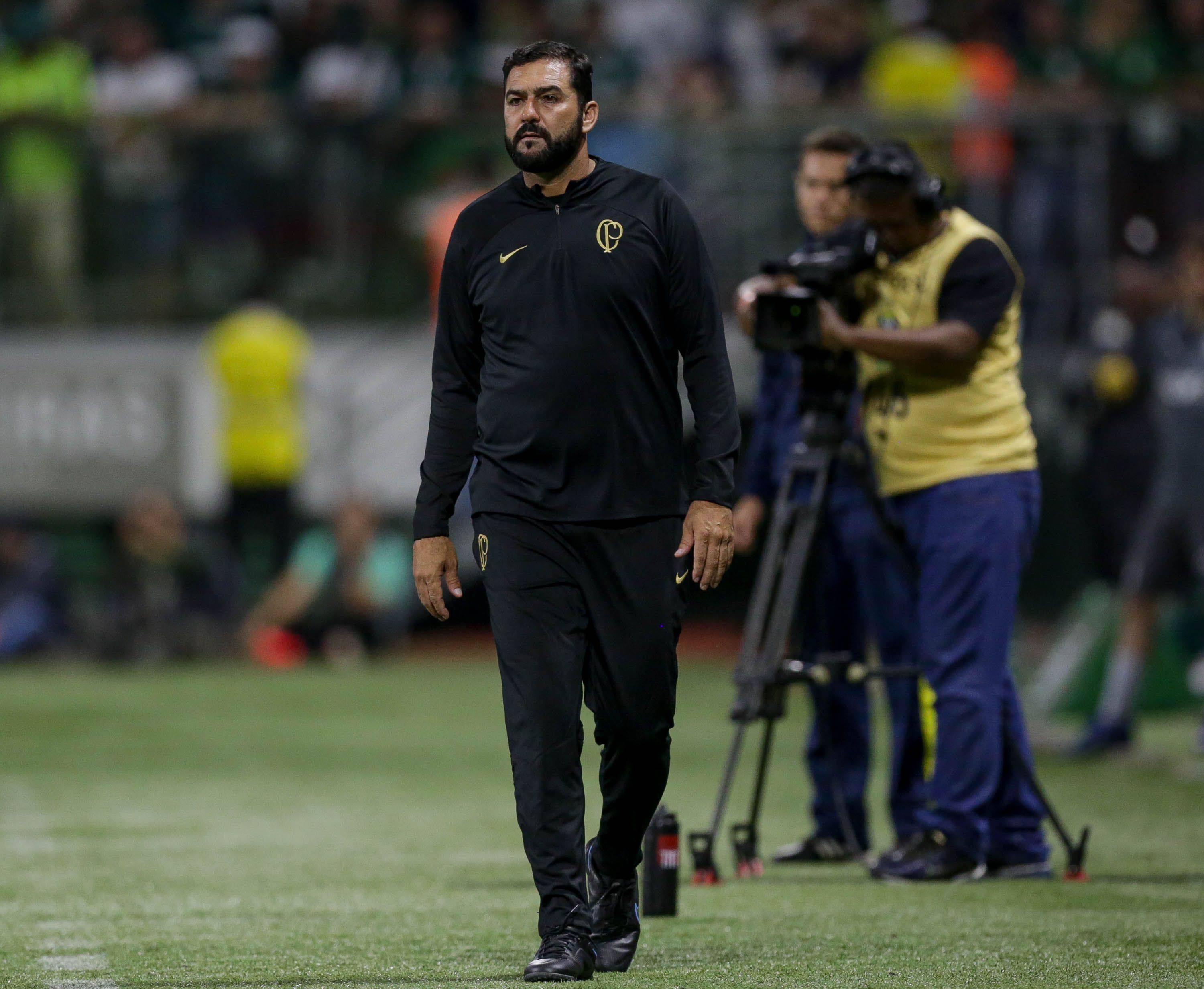 Danilo Andrade, técnico interino do Corinthians. / Rodrigo Coca/Agência Corinthians