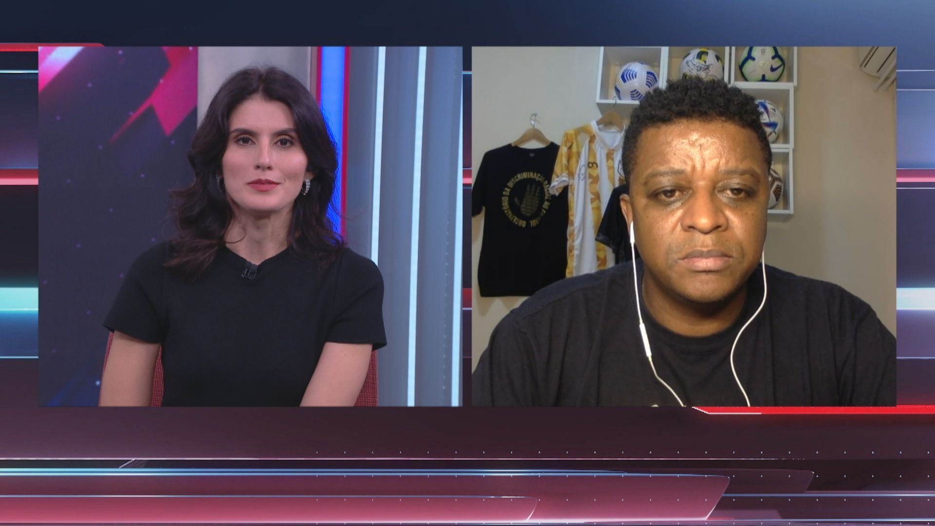Marcelo Carvalho, diretor executivo do Observatório da Discriminação Racial no Futebol, em entrevista ao CNN Prime Time na noite deste domingo (21)
