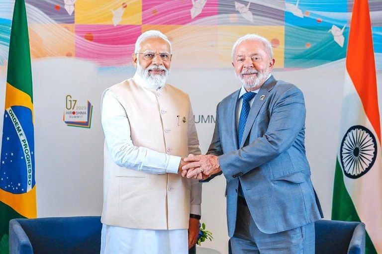 Lula e Narendra Modi