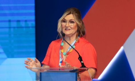 Presidente da Caixa, Rita Serrano apresentou resultados do 1T23