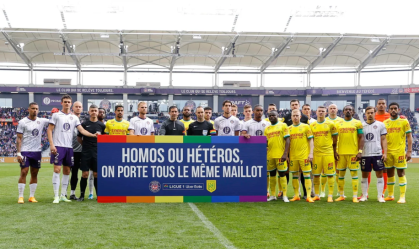 Clube francês afasta jogadores que se recusaram a participar de campanha anti-homofobia
