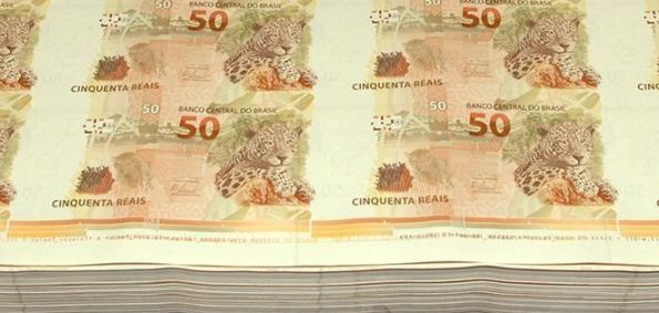 notas de dinheiro pib tesouro nacional moeda real