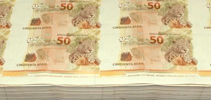 notas de dinheiro pib tesouro nacional moeda real