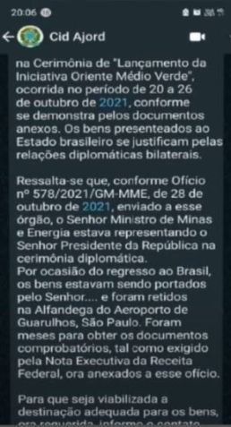 Conversa de Mauro Cid e Marcelo da Silva Vieira - Imagem 2 / Reprodução/CNN