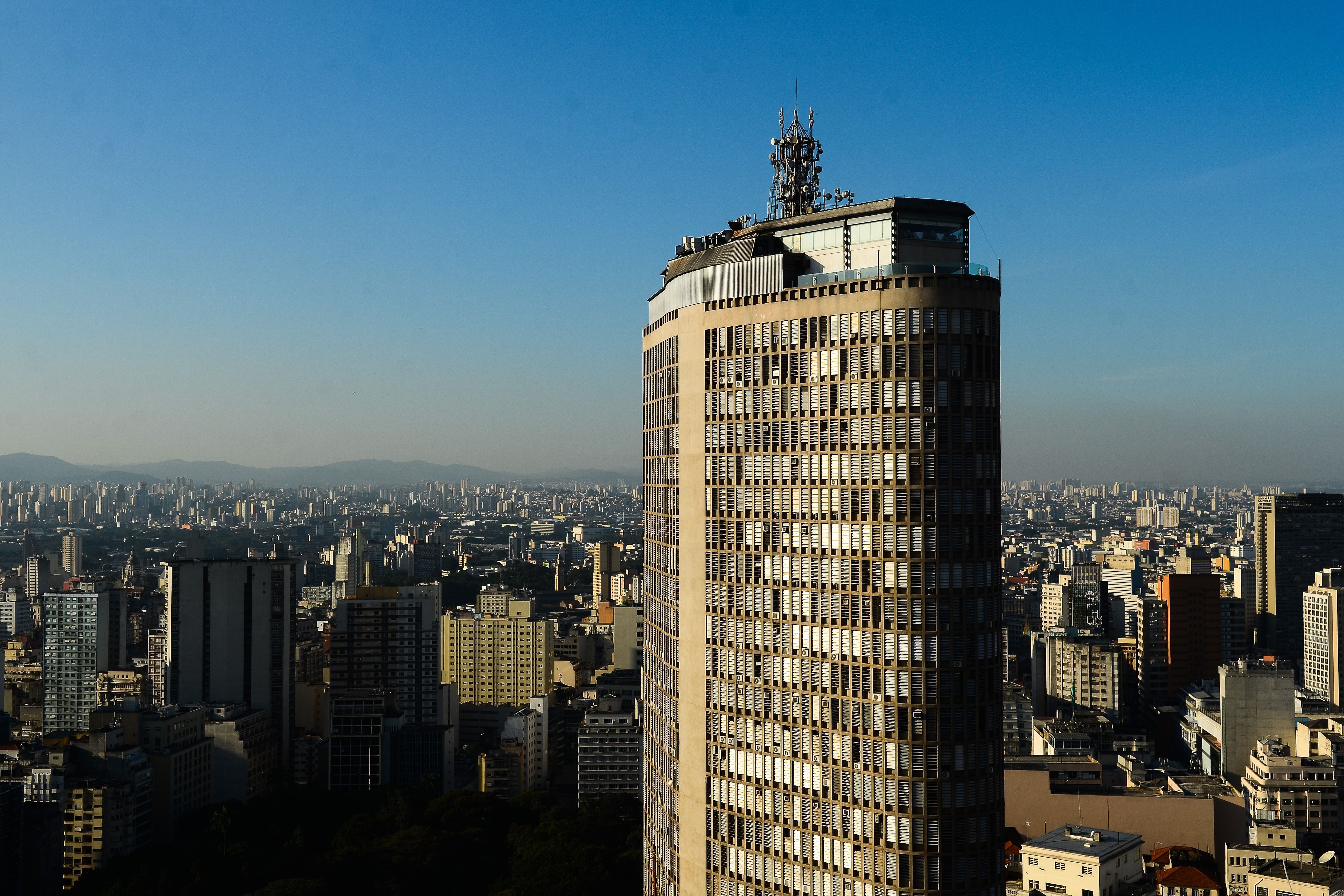 Vista do Edifício Copan, região central.