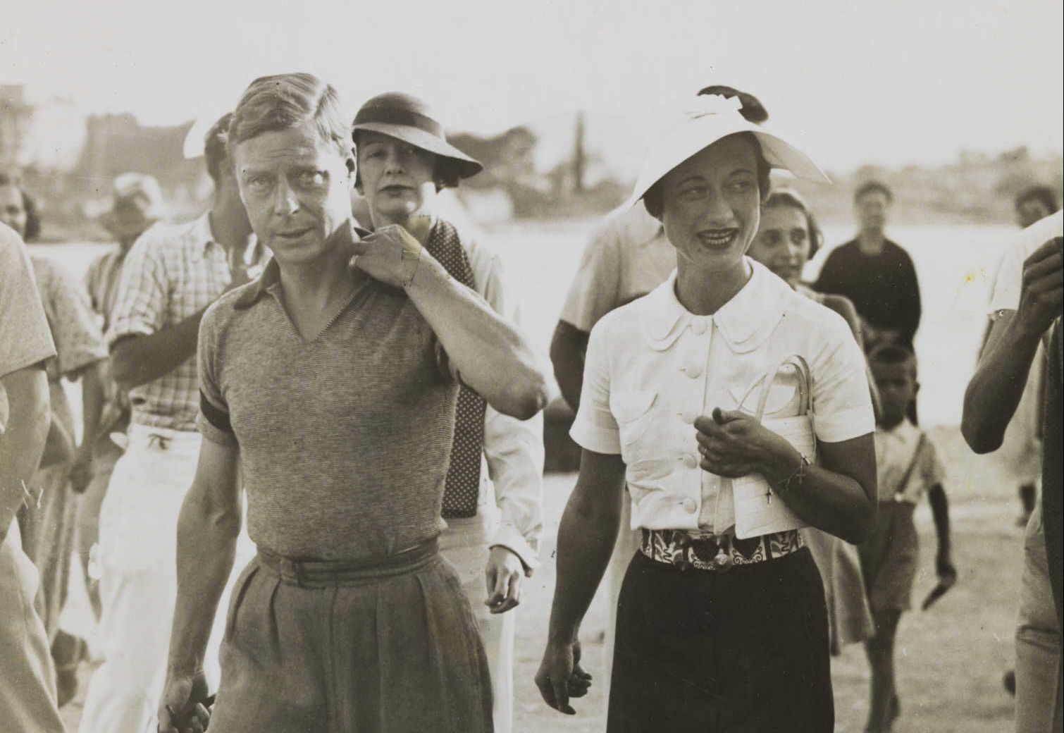 Eduardo VIII e a esposa durante férias na Iugoslávia, em 1936 / Domínio público