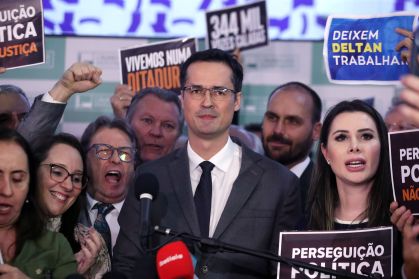 O ex-procurador Deltan Dallagnol (Podemos-PR) teve o mandato de deputado federal cassado após decisão do TSE