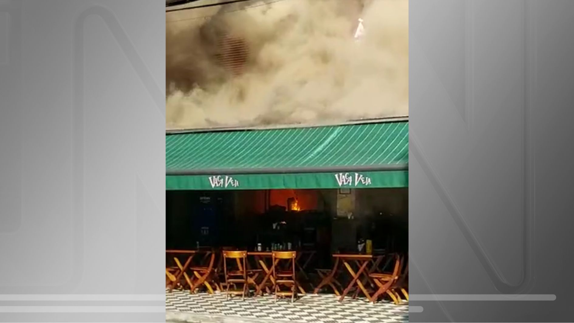 incendio vaca veia