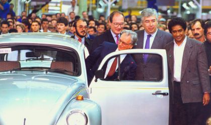 Itamar Franco visita a Volkswagen