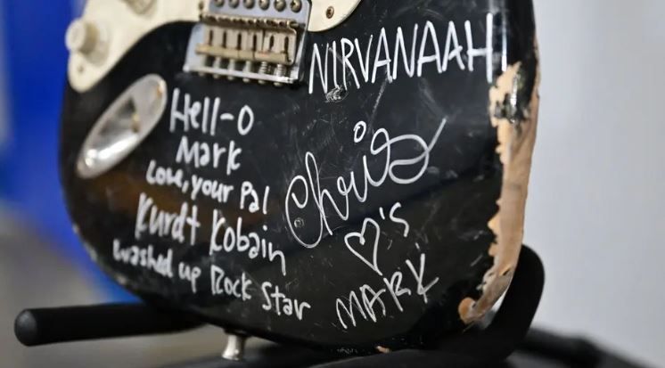 Guitarra de Kurt Cobain. / Getty Images