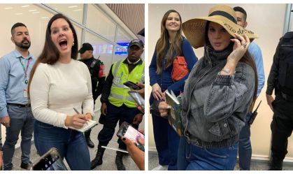 Lana Del Rey desembarca no Brasil e canta com fãs em aeroporto do Rio de Janeiro