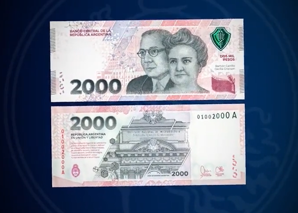notas de 2 mil pesos