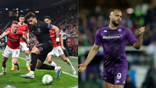 Lucas Paquetá, do West Ham, e Arthur Cabral, do Palmeiras, estarão na final da Liga Conferência