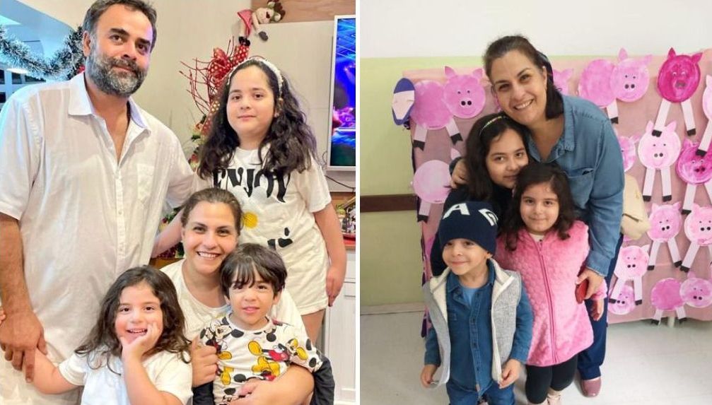 Rosana contou a experiência de engravidar logo após o período do puerpério / Acervo pessoal