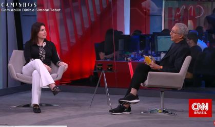 Problema do Brasil é que o país tributa muito, cobra e gasta muito e mal, diz Tebet à CNN